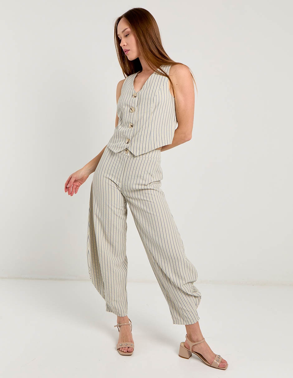 Pantalón relaxed Map barrel para mujer