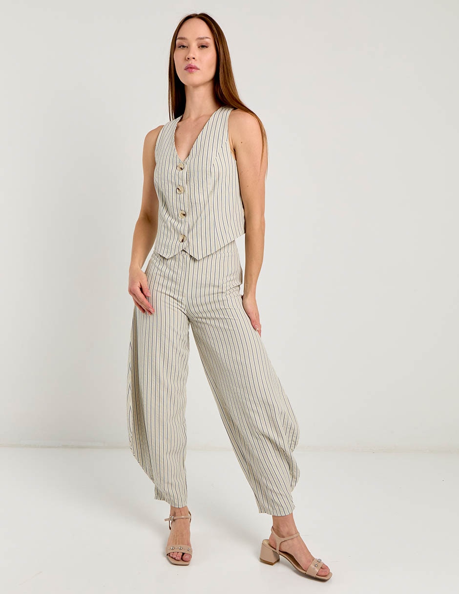 Pantalón relaxed Map barrel para mujer