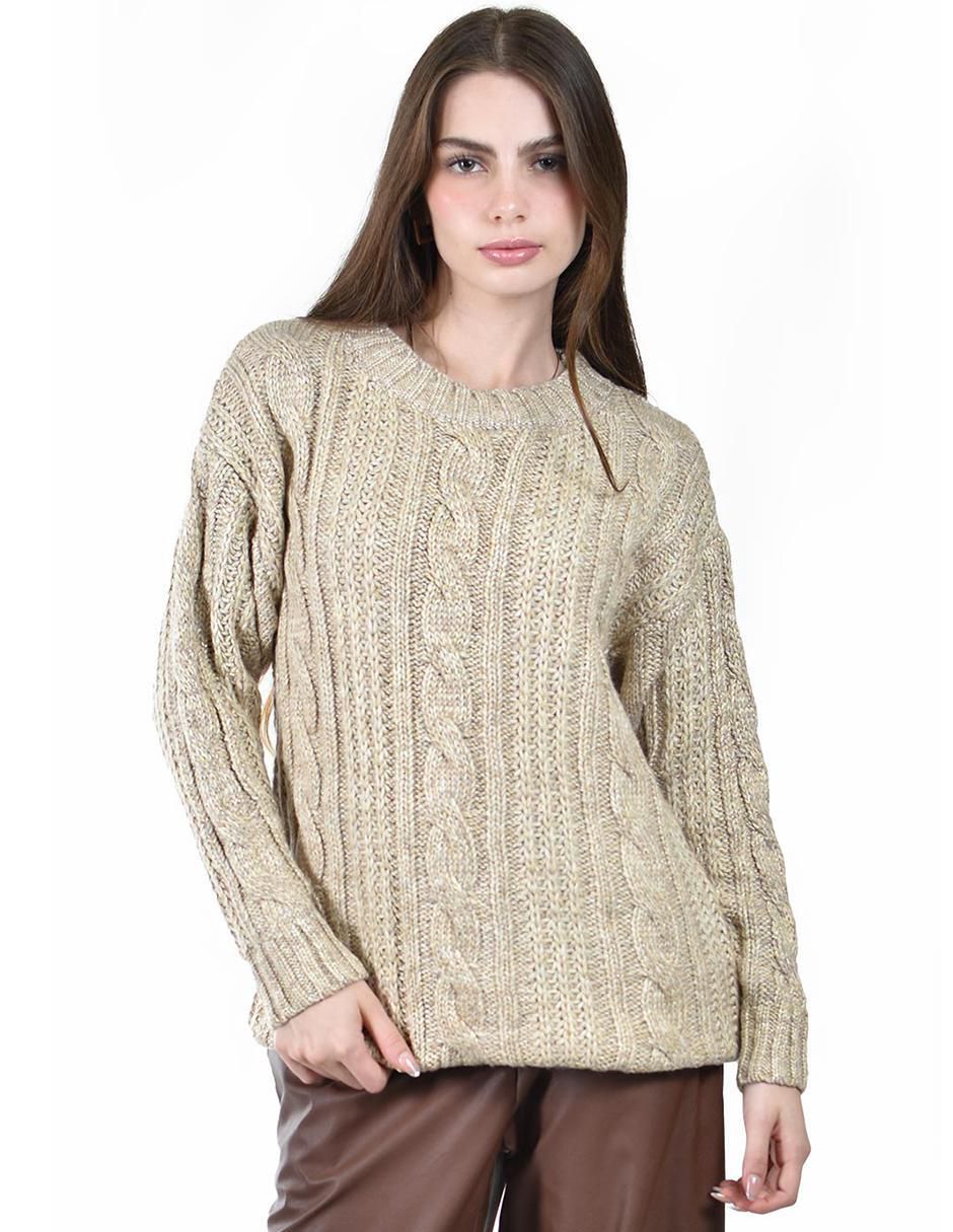 Suéter cuello redondo para mujer Suéter cuello redondo para mujer