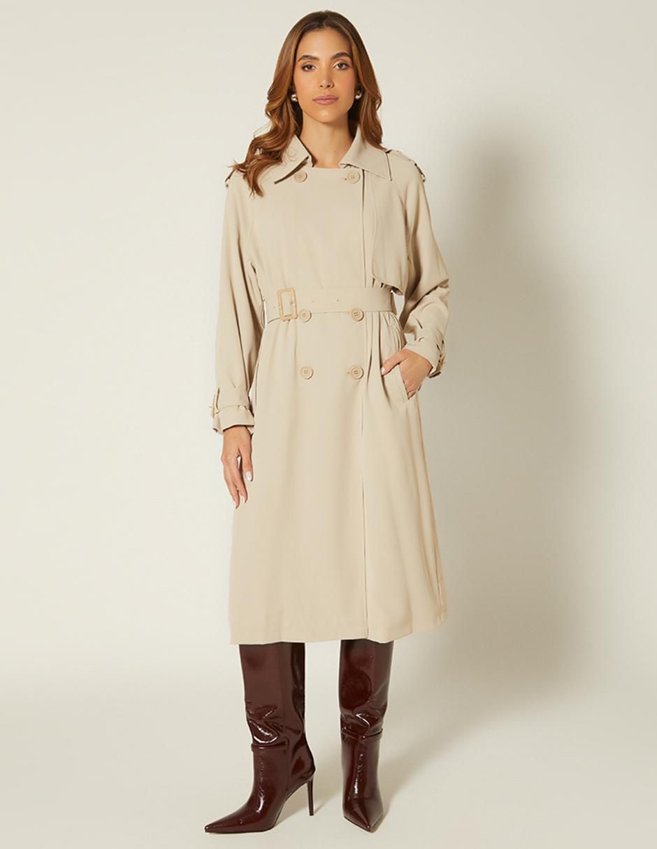 Gabardina con bolsillos para mujer Gabardina con bolsillos para mujer