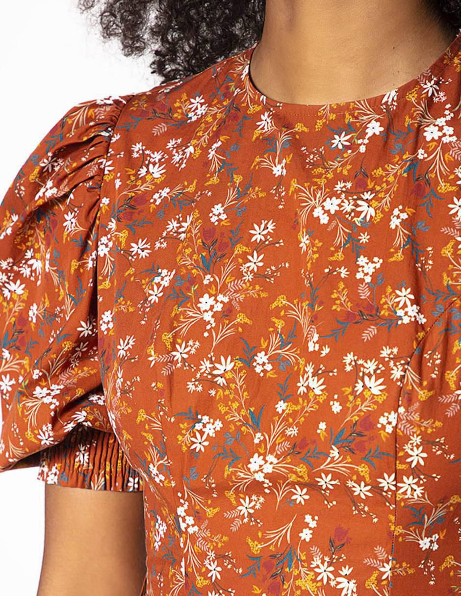 Vestido corto casual pradera de toscana para mujer