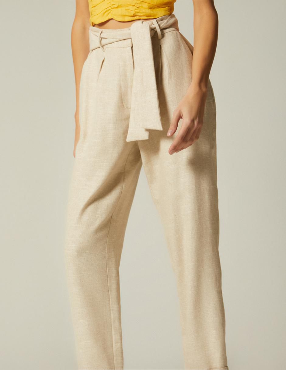 Pantalón chino straight para mujer