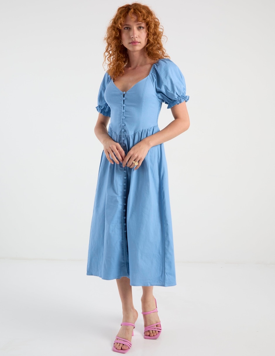 Vestido midi casual para mujer 5