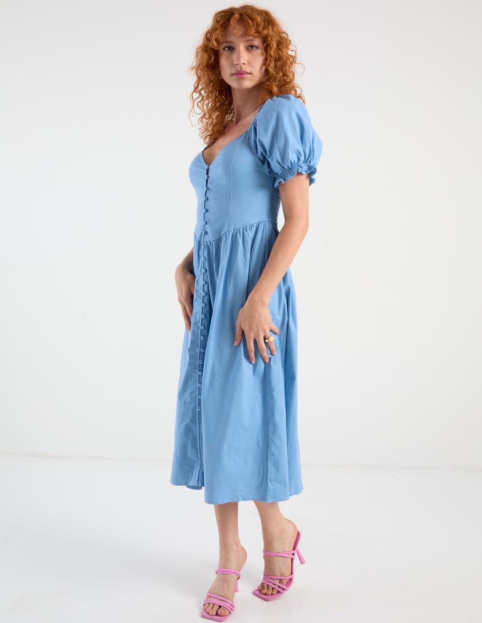 Vestido midi casual para mujer