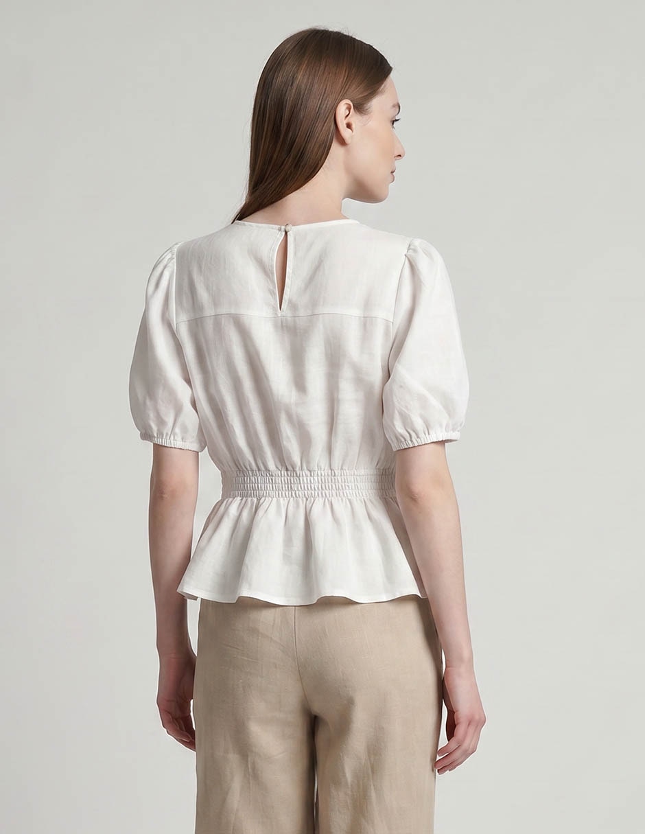 Blusa manga corta para mujer 10