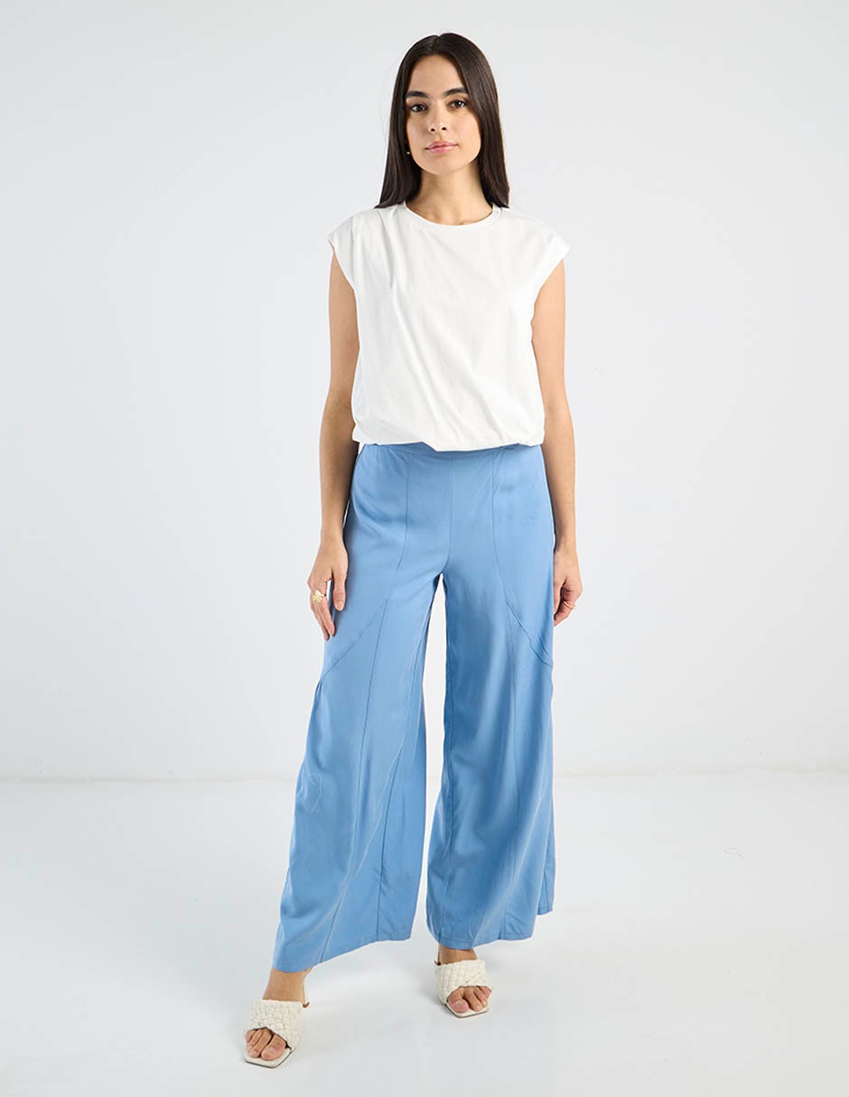 Pantalón amplio para mujer 4
