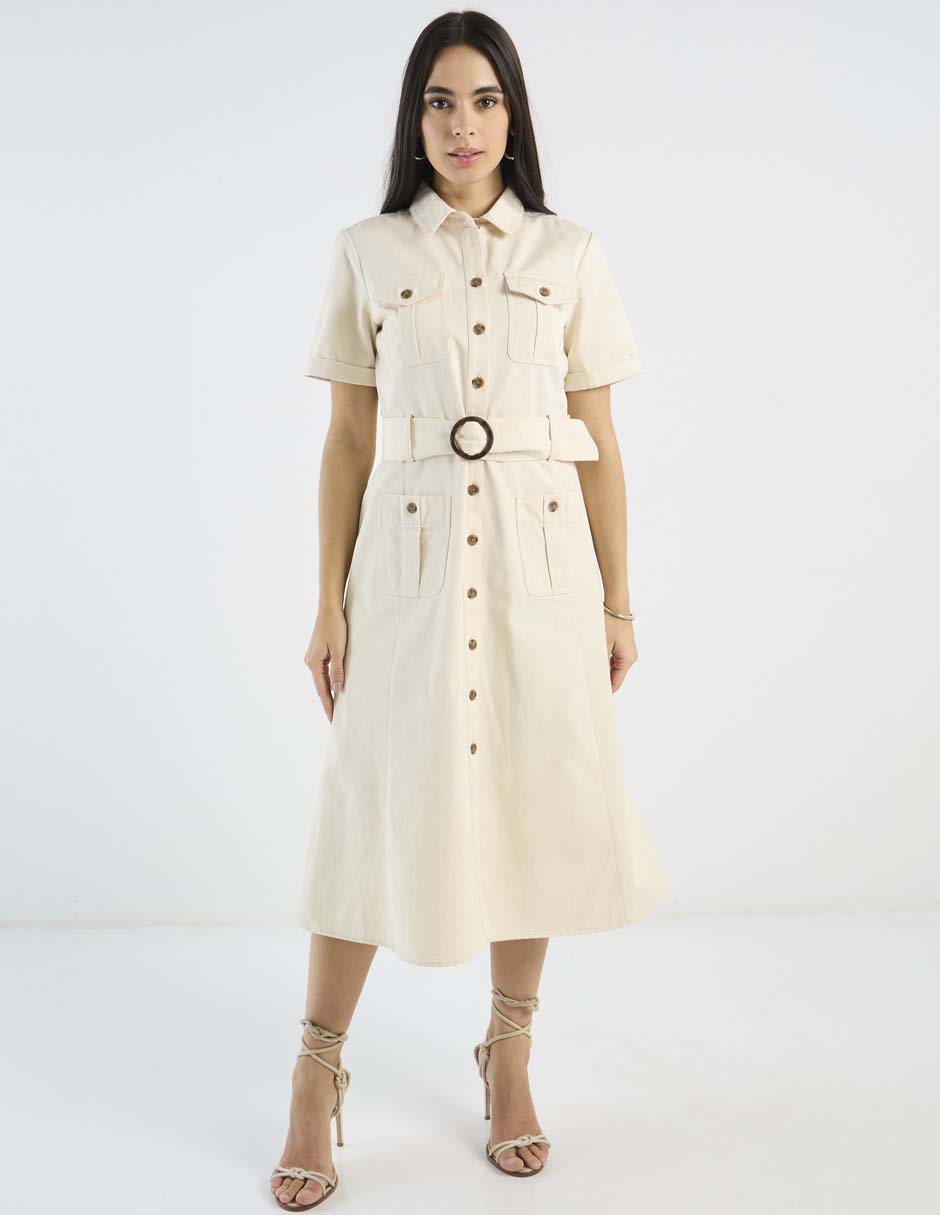 Vestido midi casual para mujer 5