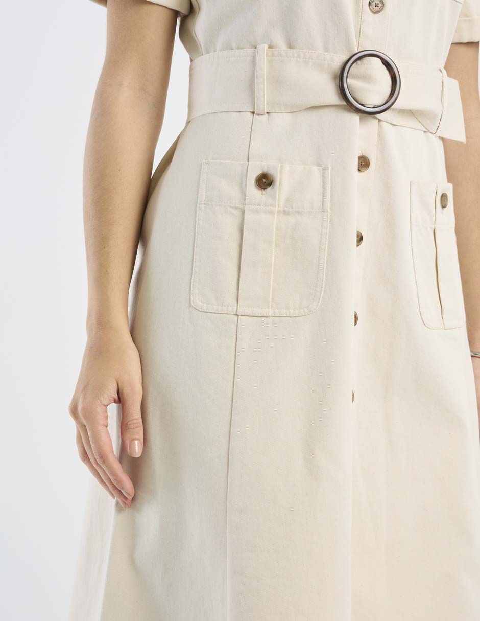 Vestido midi casual para mujer