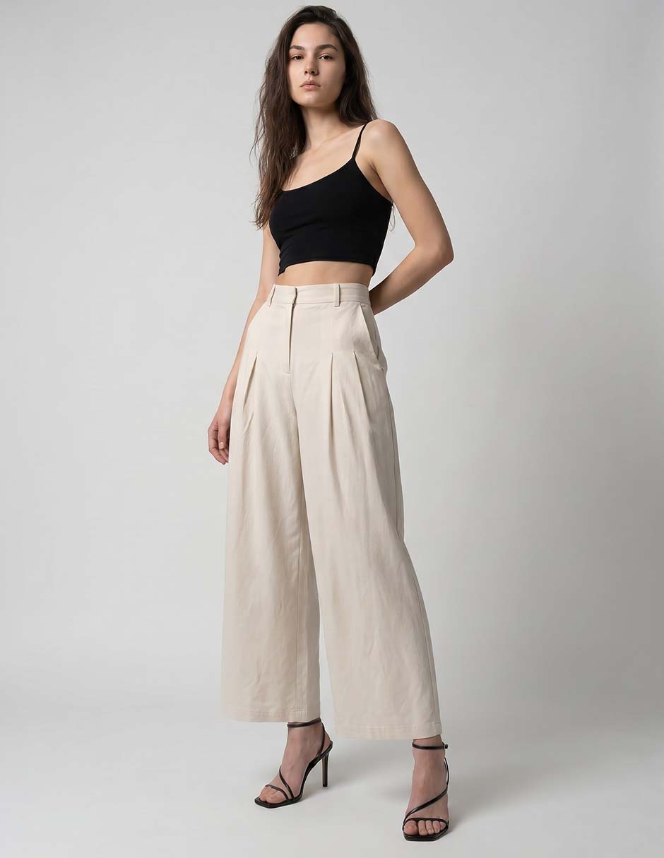 Pantalón amplio para mujer 3
