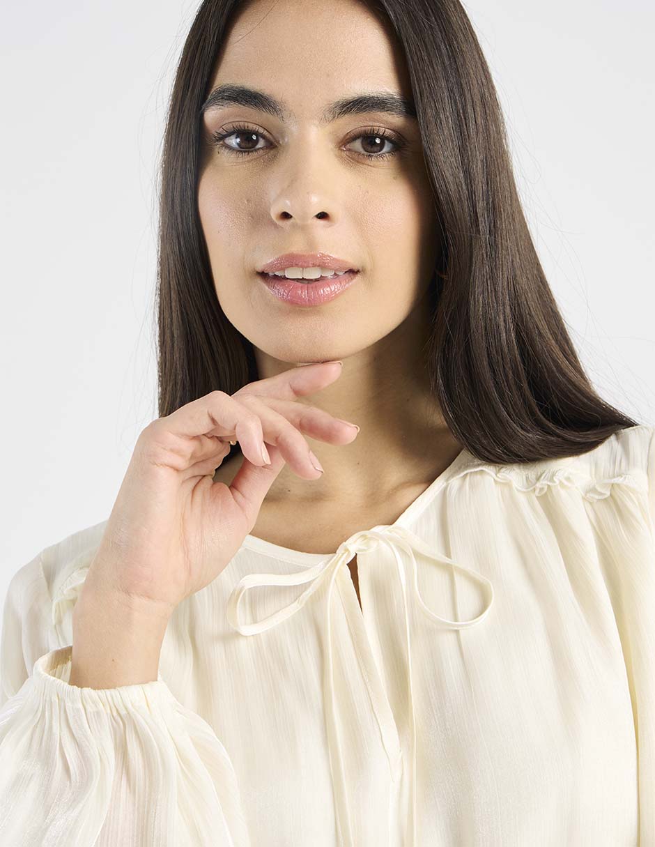 Blusa Petite Studio manga larga para mujer