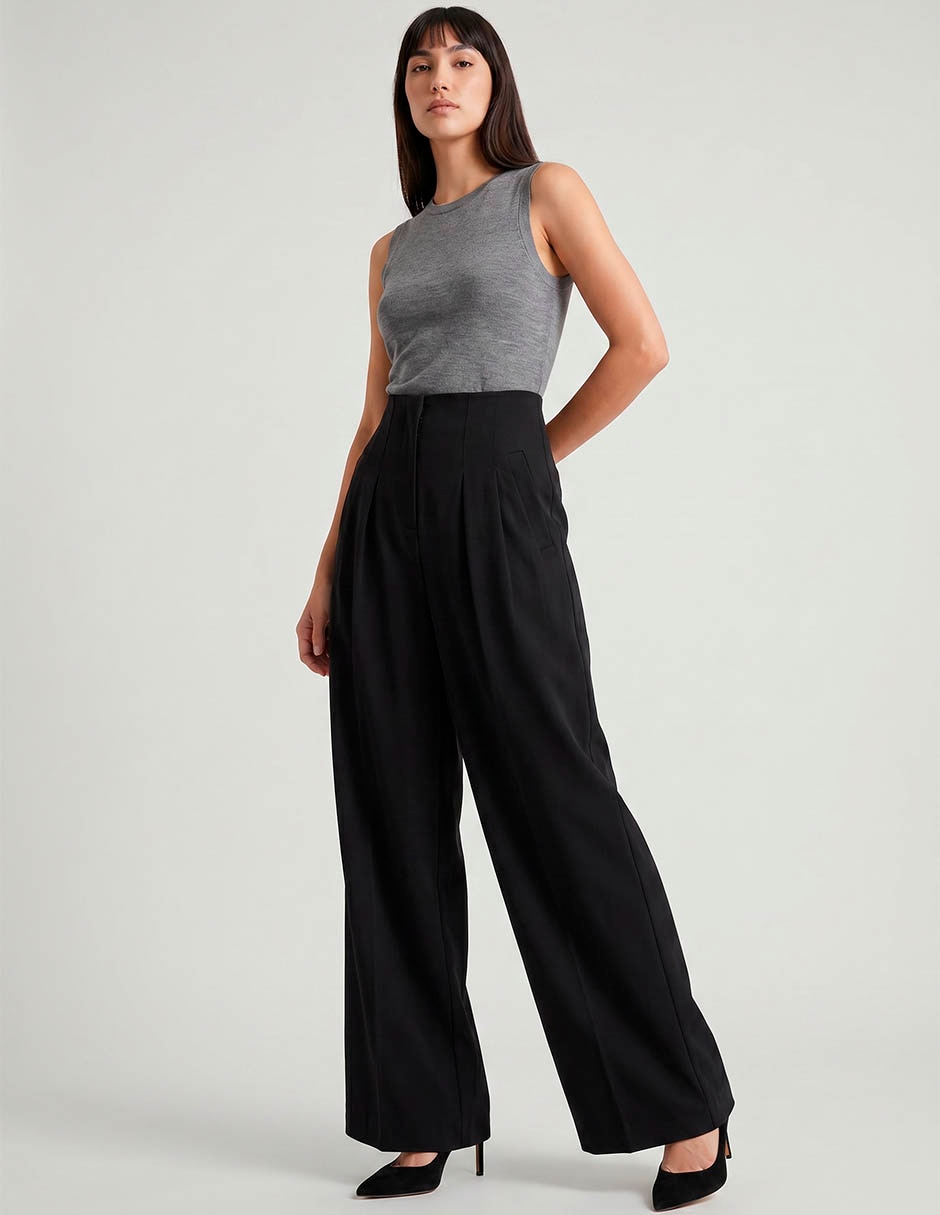 Pantalón relaxed amplio para mujer 3