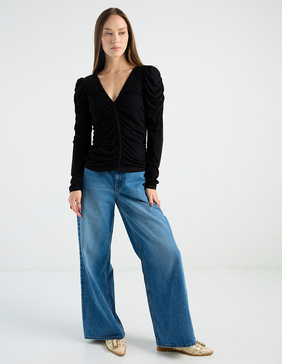 Jeans amplio para mujer 3