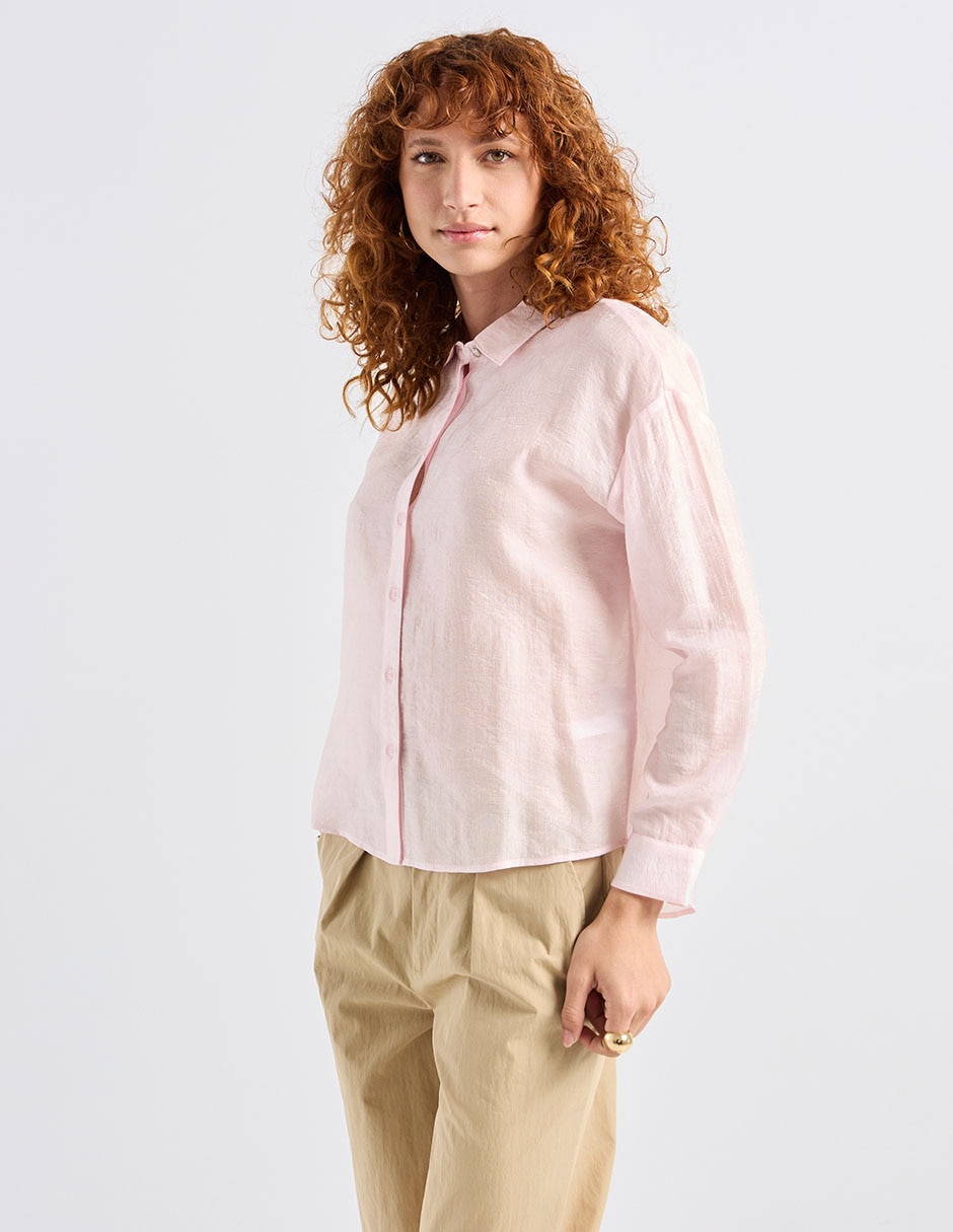 Camisa manga larga para mujer 5