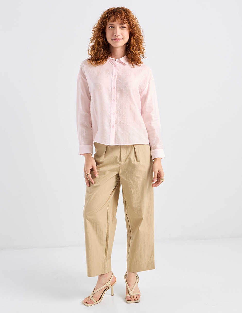 Camisa manga larga para mujer