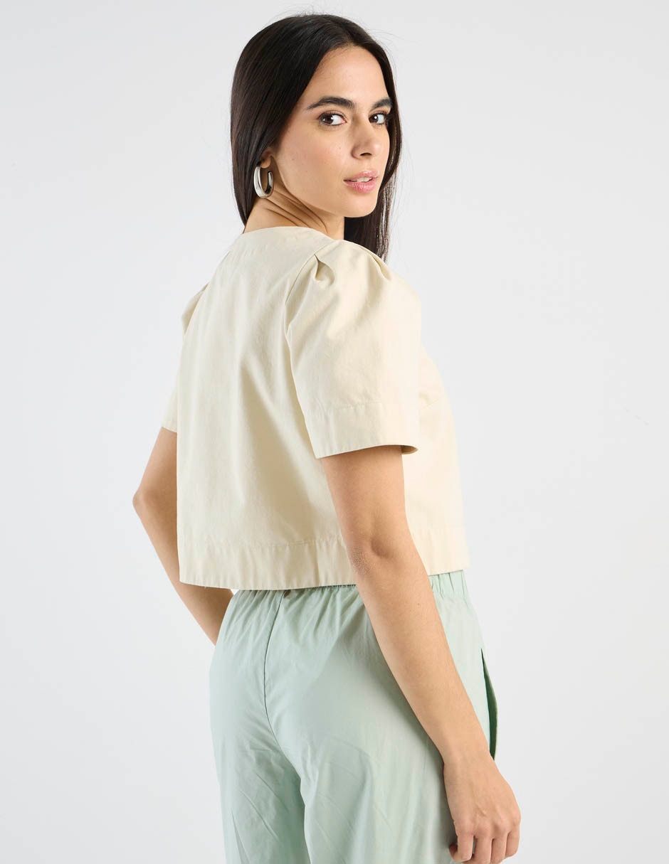 Blusa Petite Studio manga corta para mujer