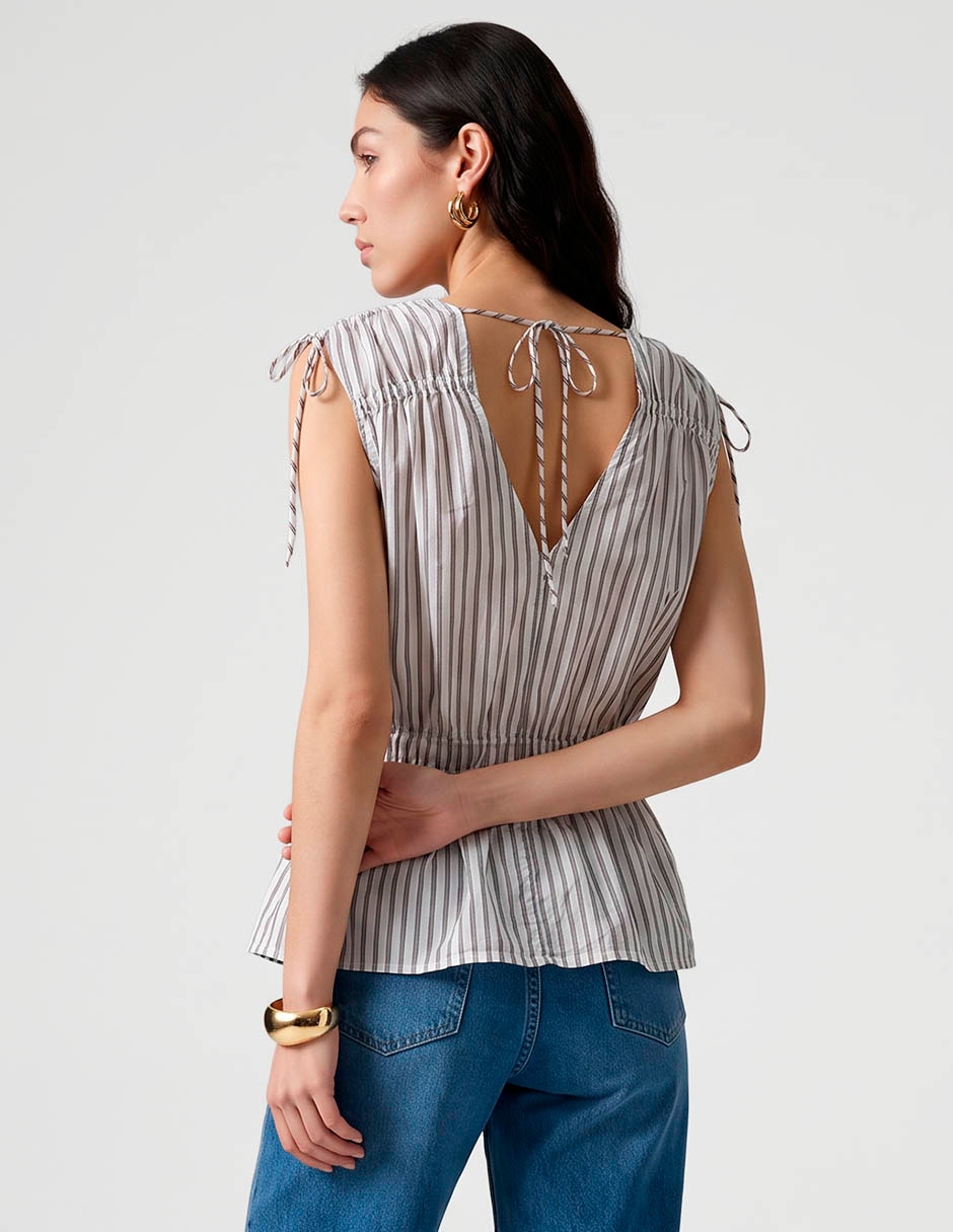 Blusa sin manga para mujer 3