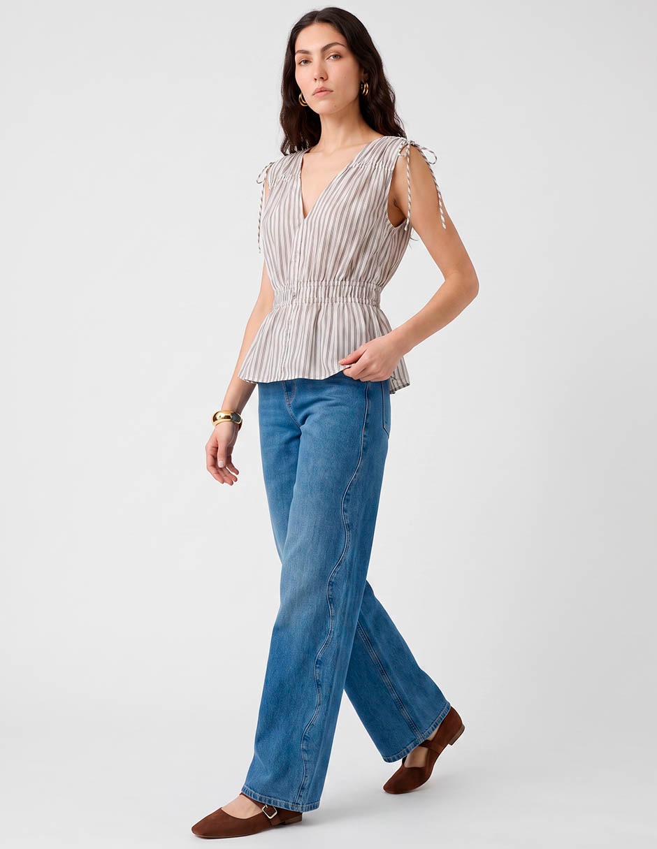 Blusa sin manga para mujer 2