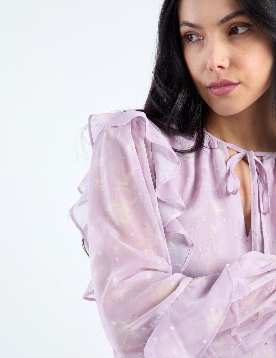 Blusa manga larga para mujer 10