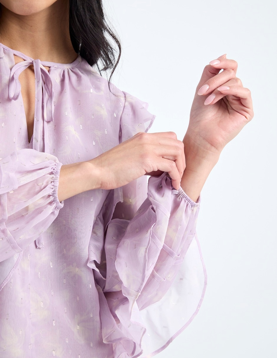 Blusa manga larga para mujer 11