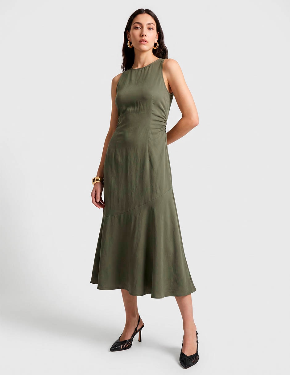 Vestido cropped casual para mujer