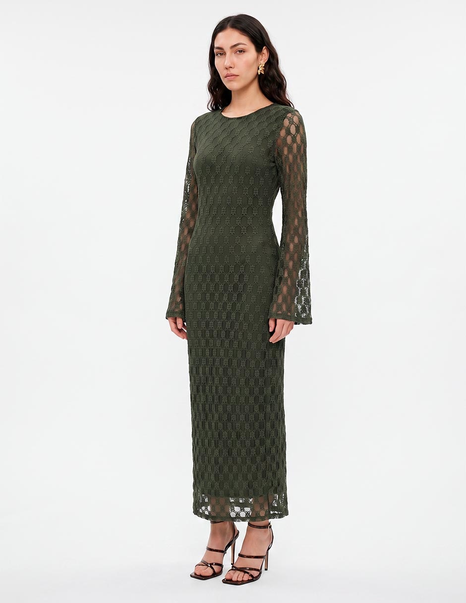 Vestido crop formal para mujer