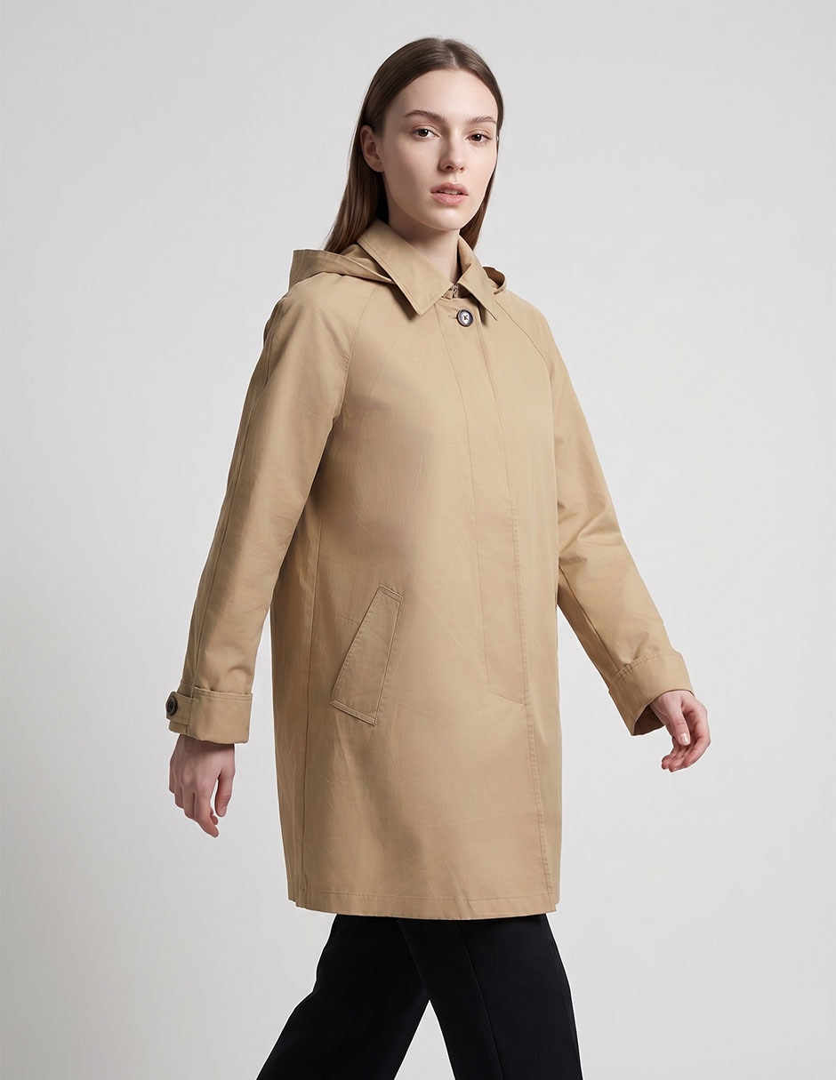 Abrigo regular para mujer