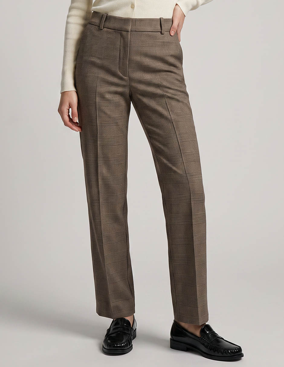 Pantalón de vestir straight para mujer