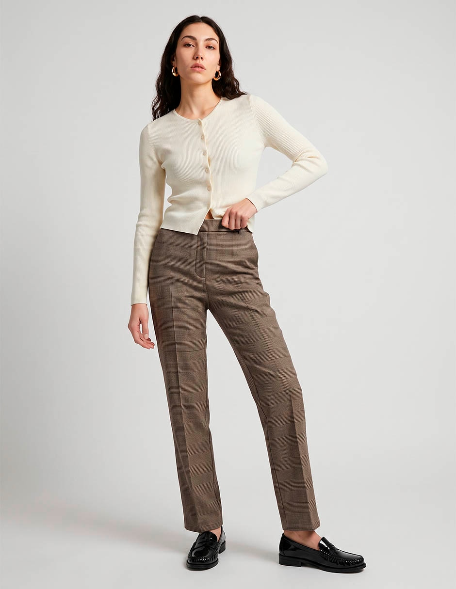 Pantalón de vestir straight para mujer 2