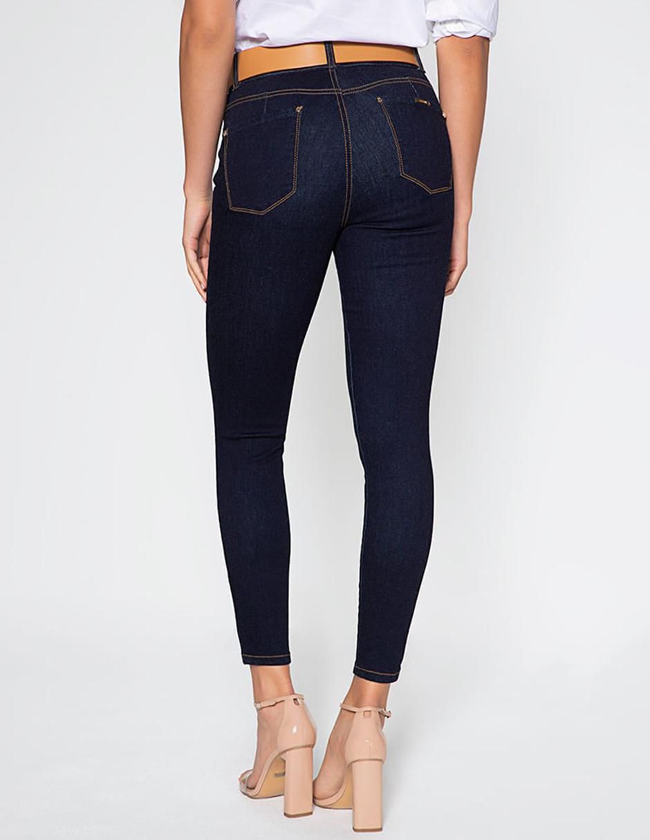 Jeans capri ultra slim para mujer