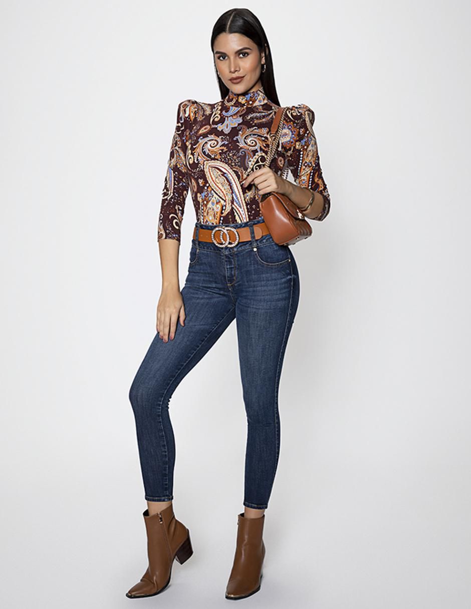 Jeans ultra slim itaka para mujer