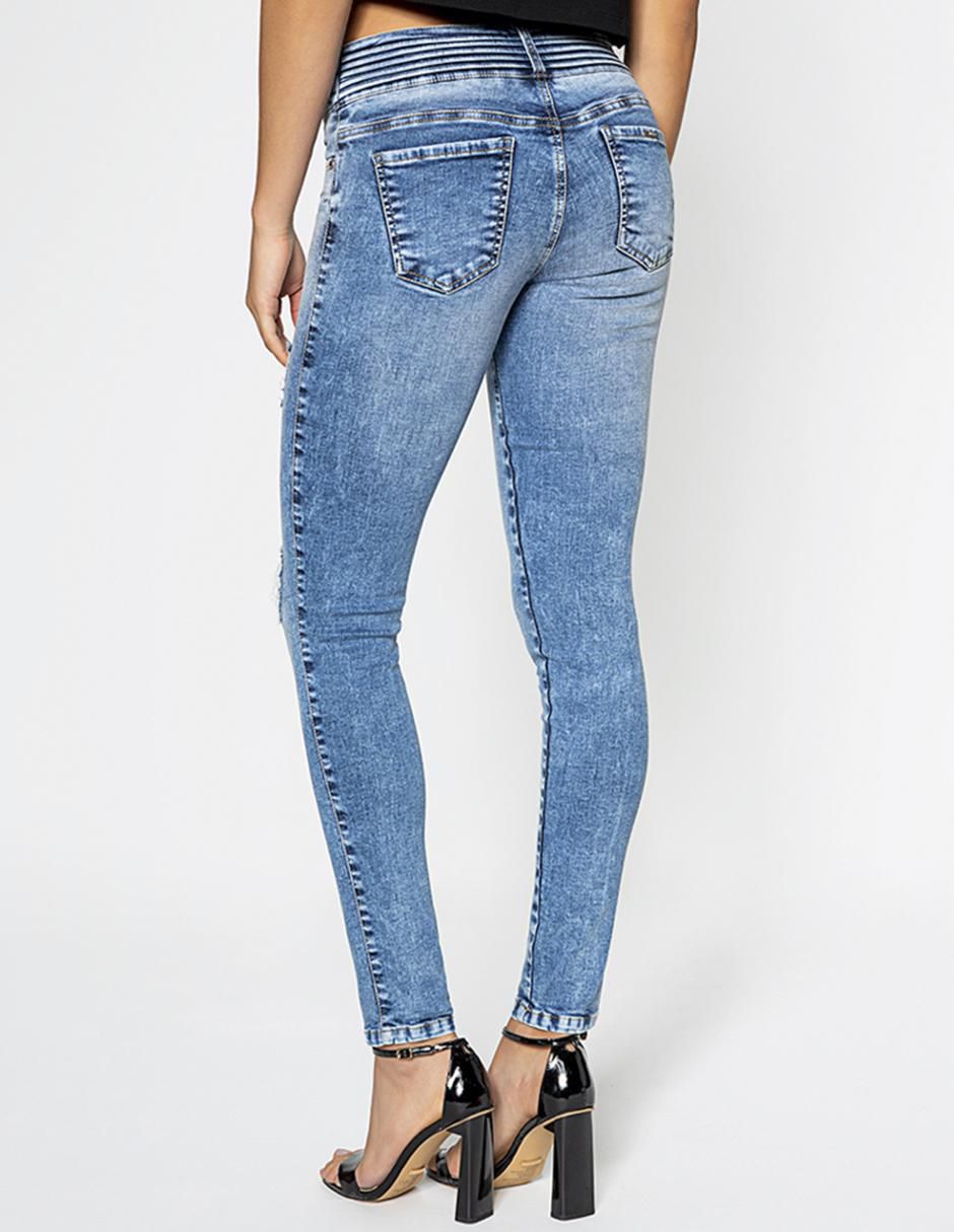 Jeans ultra slim new caribe para mujer