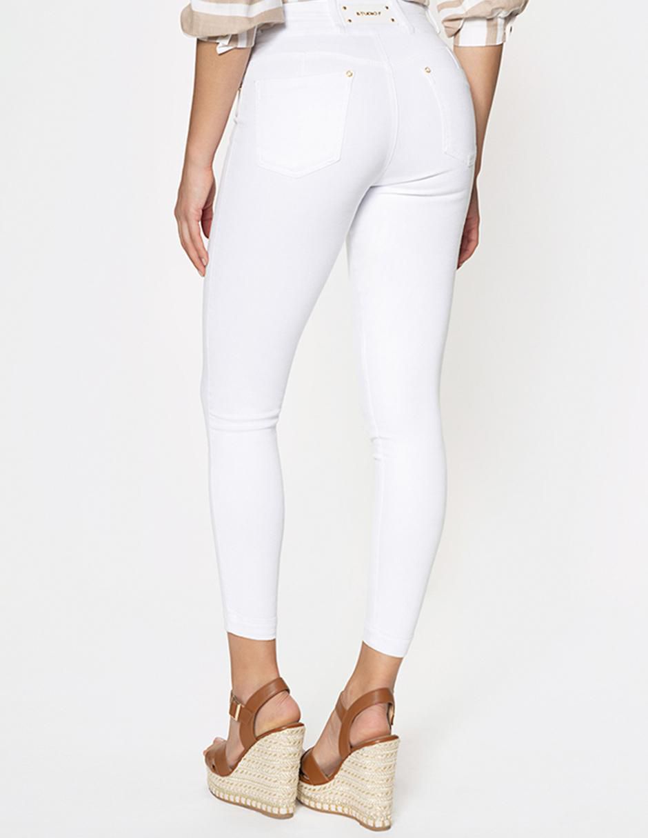 Jeans capri ultra slim alberta para mujer