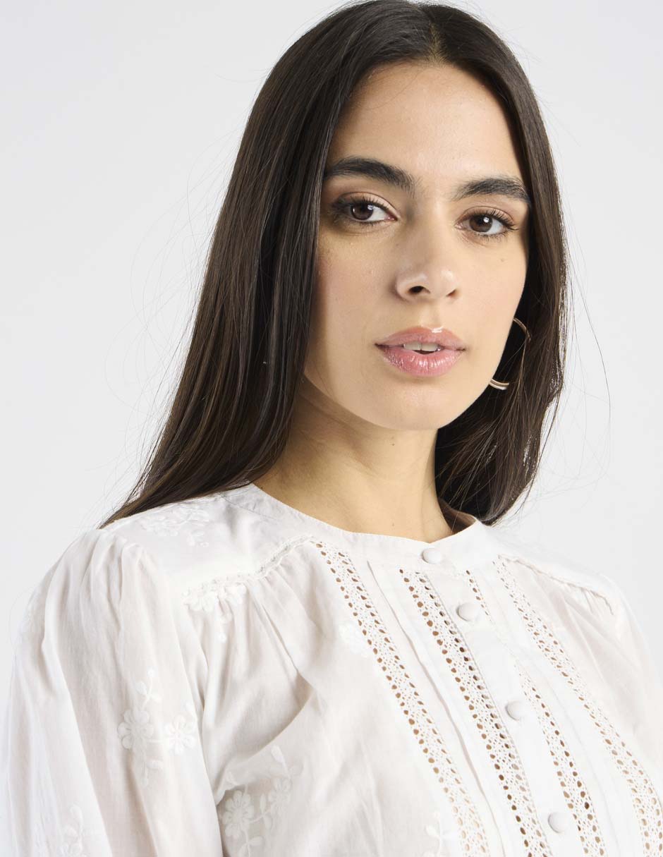Blusa manga larga para mujer 9