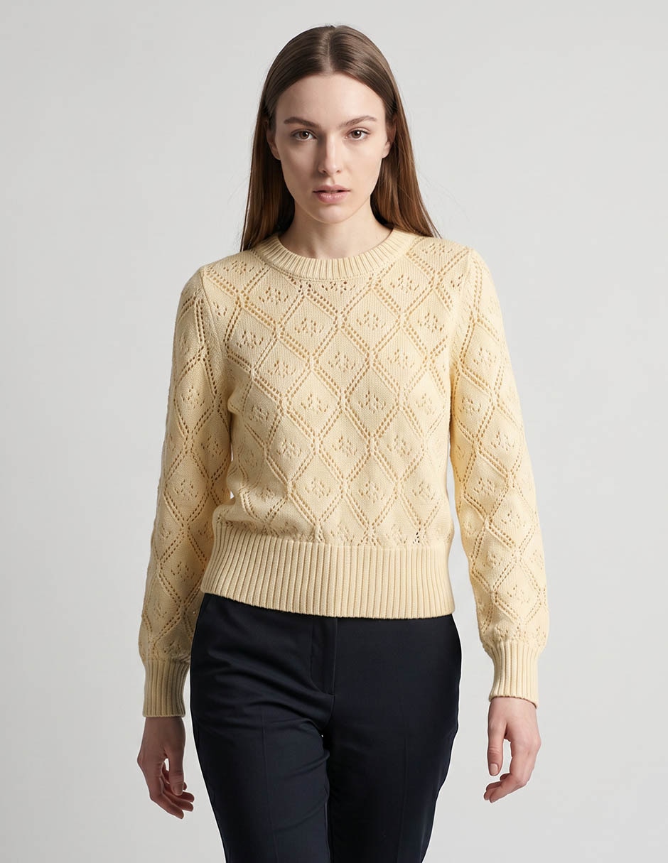 Suéter cuello redondo para mujer Suéter cuello redondo para mujer