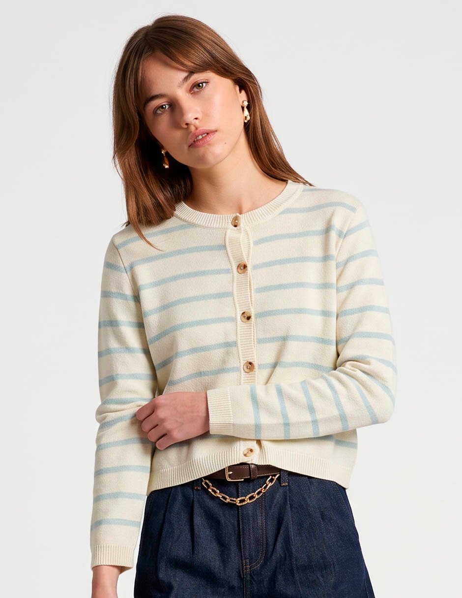 Suéter cuello redondo para mujer Suéter cuello redondo para mujer