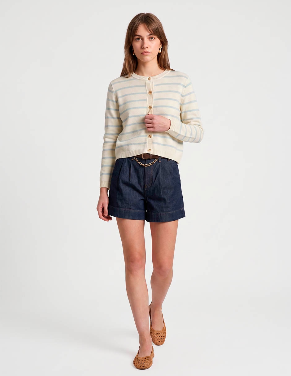 Suéter cuello redondo para mujer 3