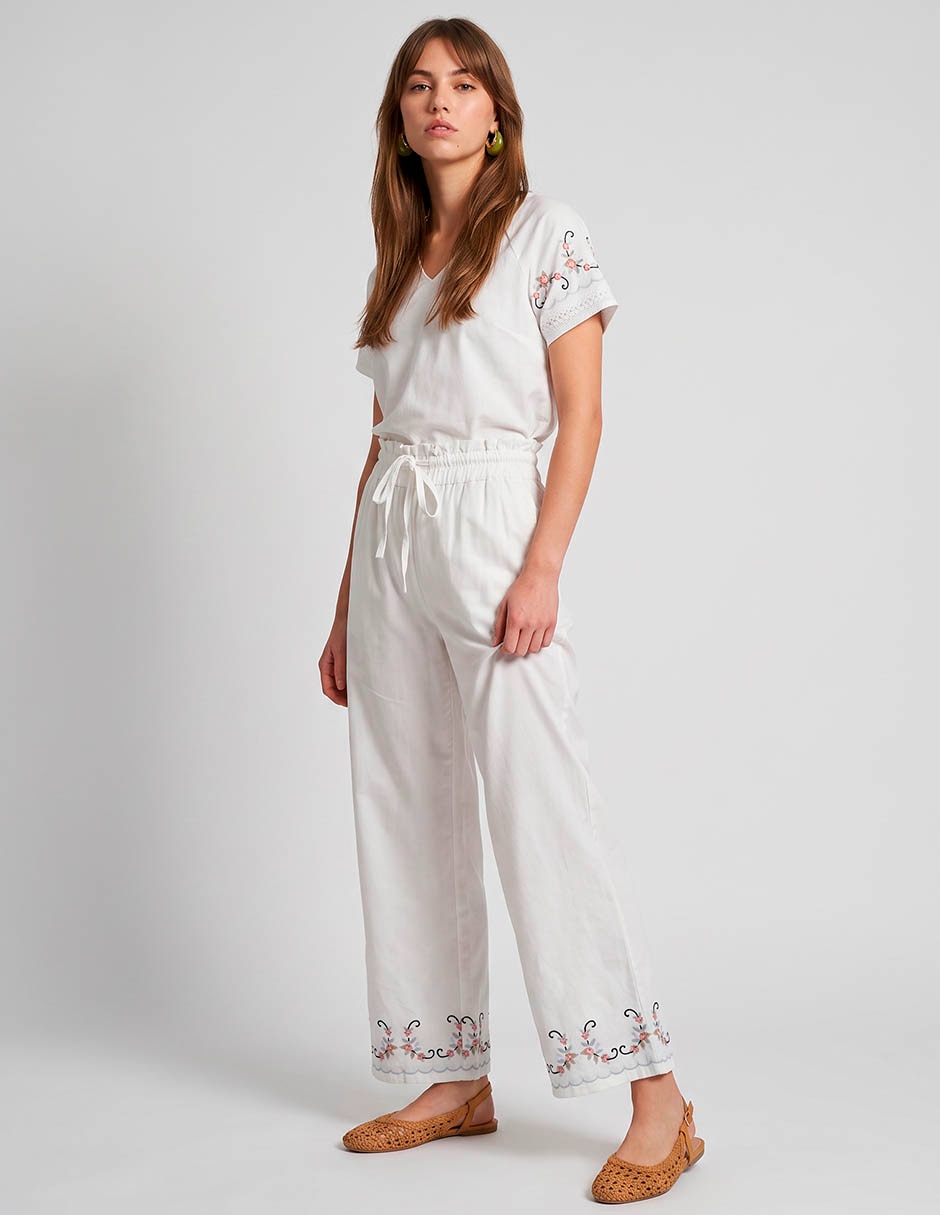 Pantalón easy pant amplio para mujer 4