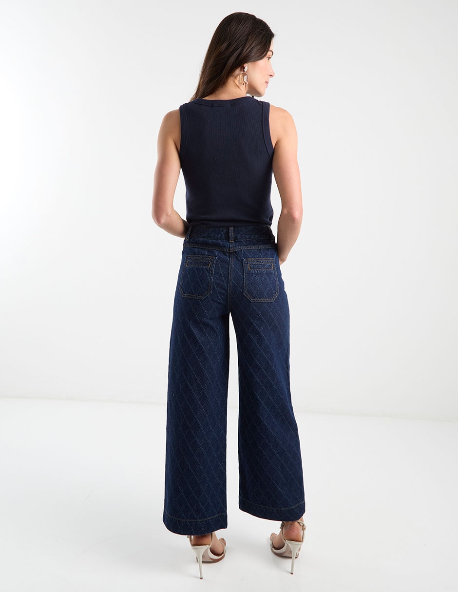Jeans amplio para mujer 7