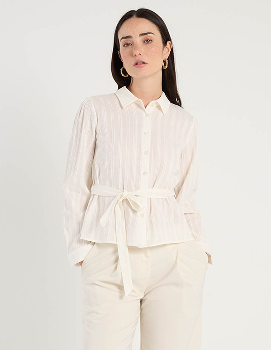 Blusa manga larga para mujer 7