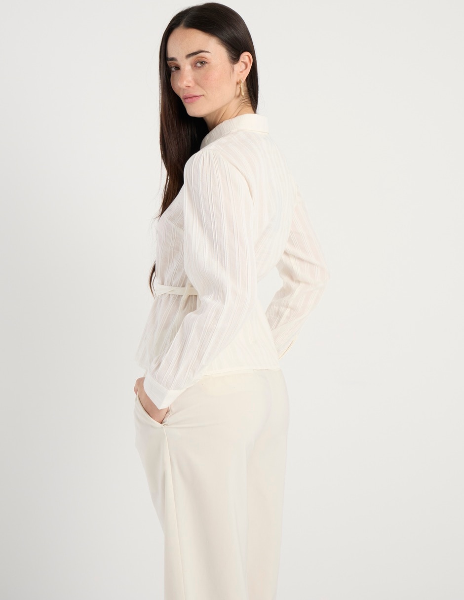Blusa manga larga para mujer 11