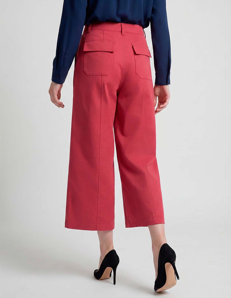 Pantalón coulotte straight para mujer 2