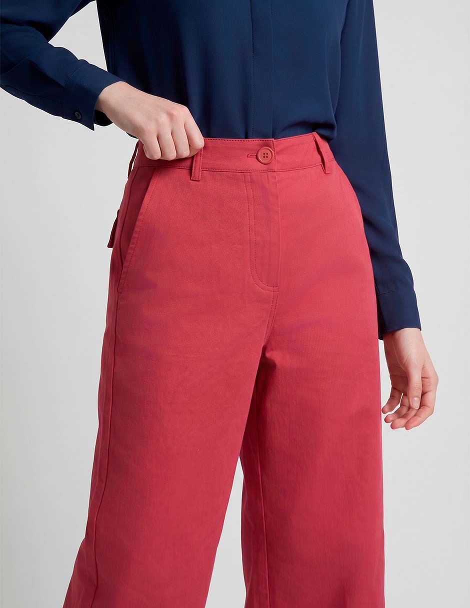 Pantalón coulotte straight para mujer 3