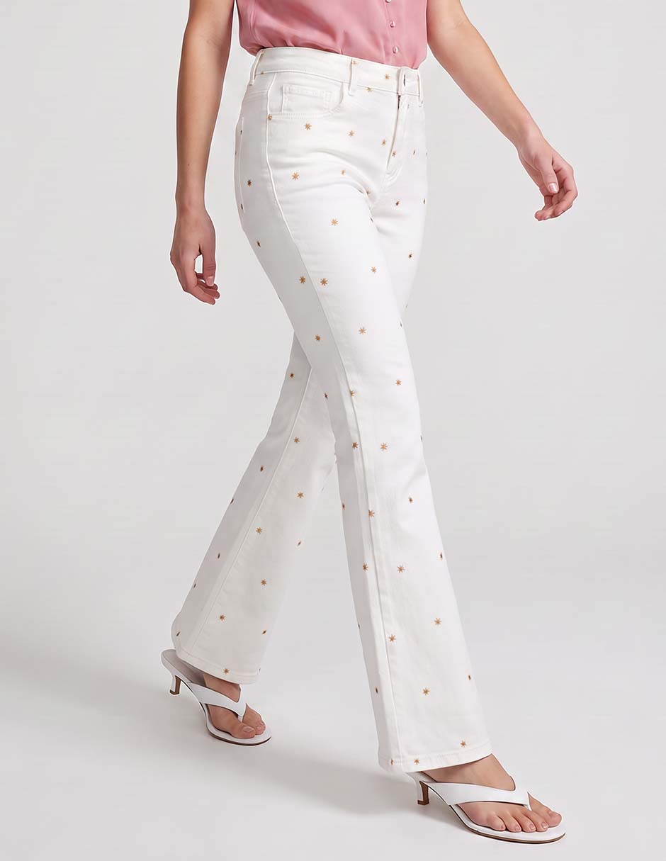 Jeans straight corte a la cintura para mujer Jeans straight corte a la cintura para mujer