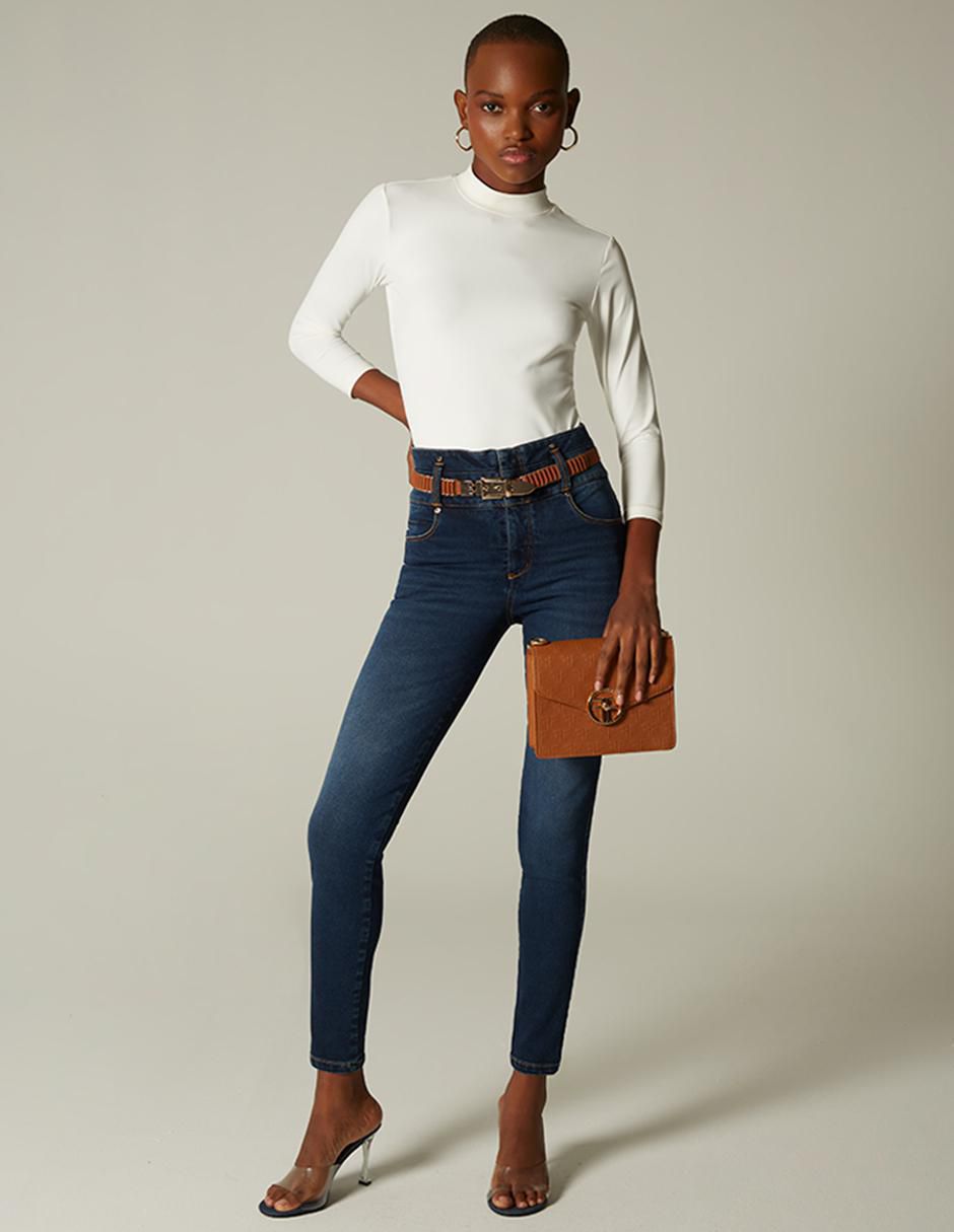 Jeans skinny new caribe para mujer