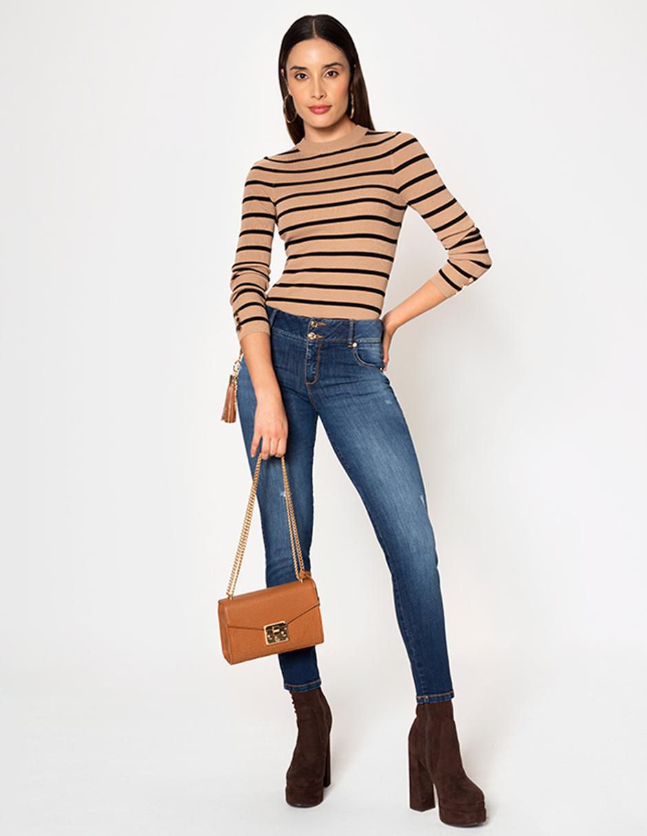 Jeans skinny akora para mujer
