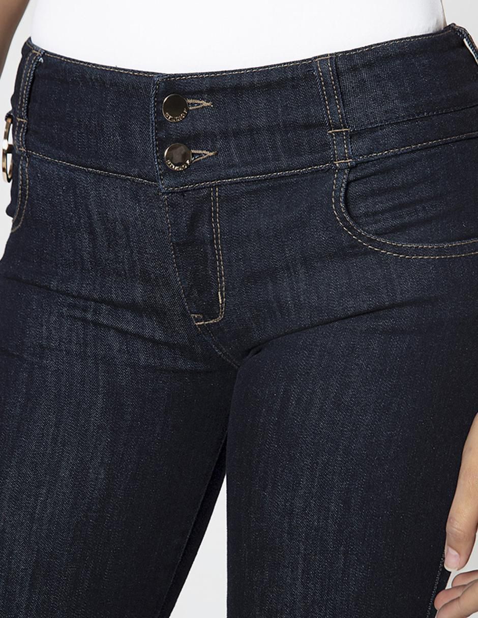 Jeans campana akora sunset boulevard para mujer