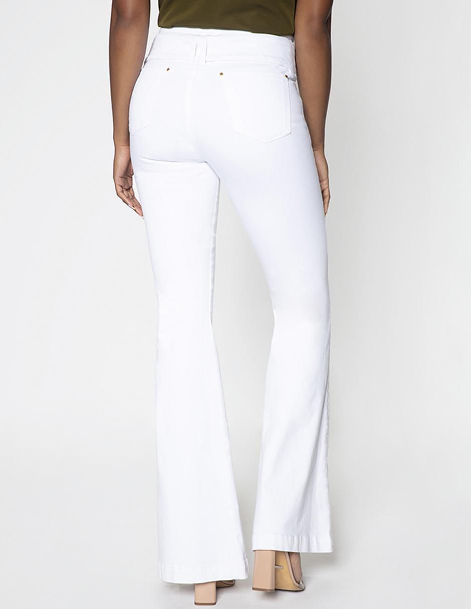 Jeans campana alberta para mujer