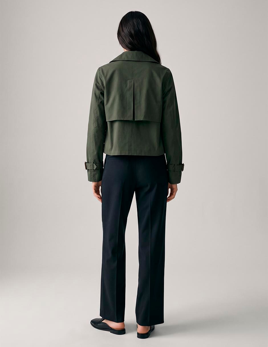 Gabardina con bolsillos para mujer 3