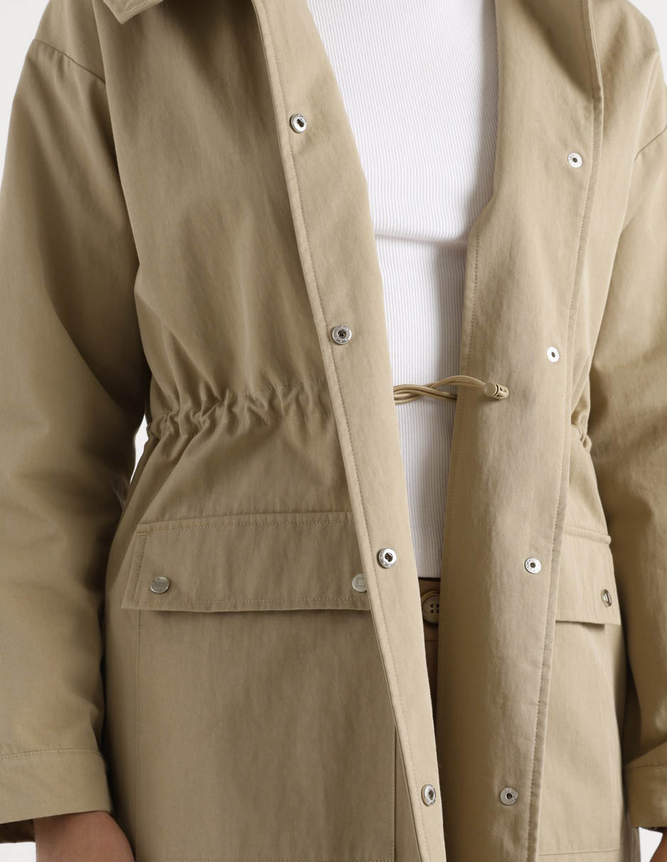 Gabardina con capucha Petite Studio para mujer 14