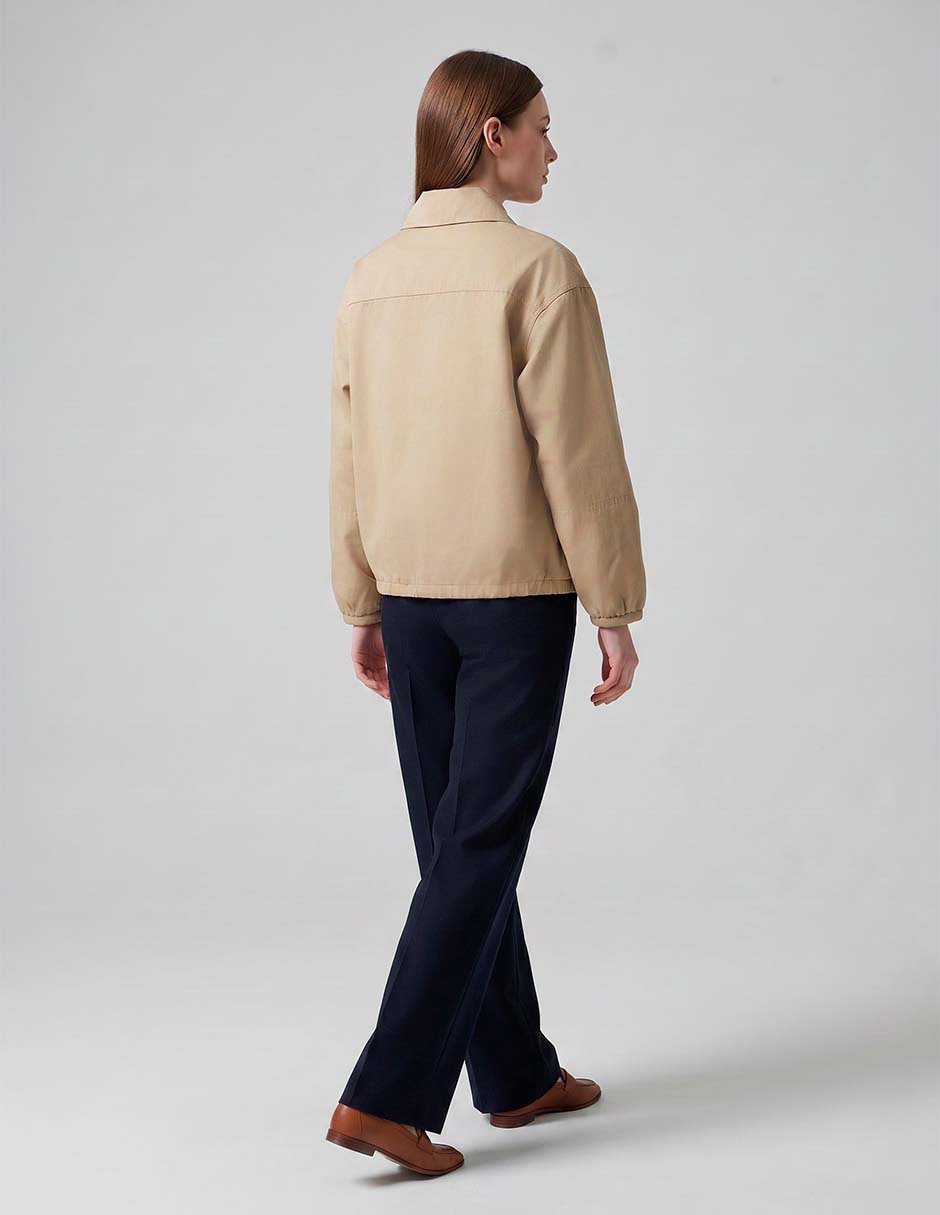Gabardina con bolsillos para mujer 2